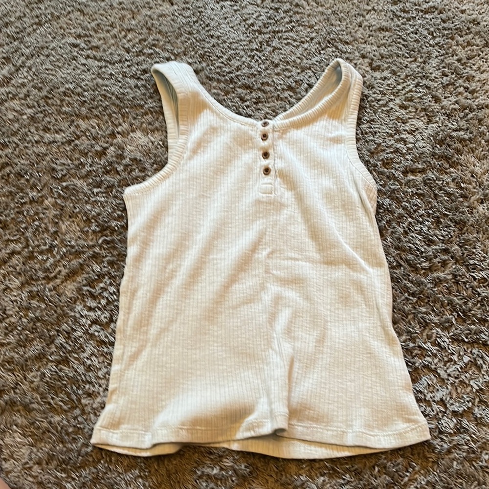 Old Navy light plus button tank top
